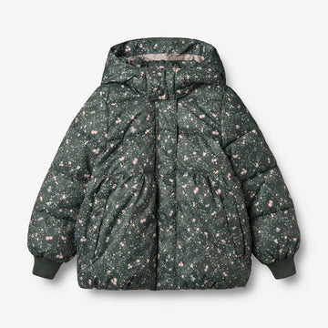 Wheat Outerwear Puffer Jakke Karla Jacket 9533 forest lake checked flowers