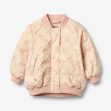 Wheat Outerwear Puffer Jakke Lotte Jacket 2115 rose checked flowers