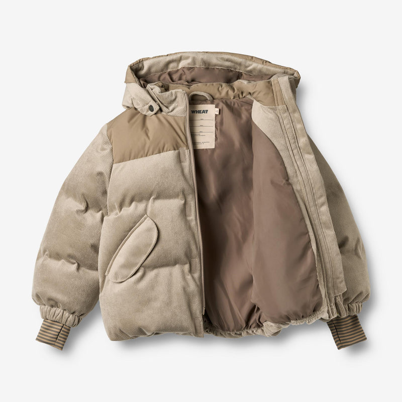 Wheat Outerwear Puffer Jakke Mads Jacket 0099 grey stone