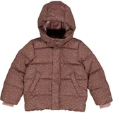 Wheat Outerwear Puffer Jakke River Jackets 2449 powder plum dots