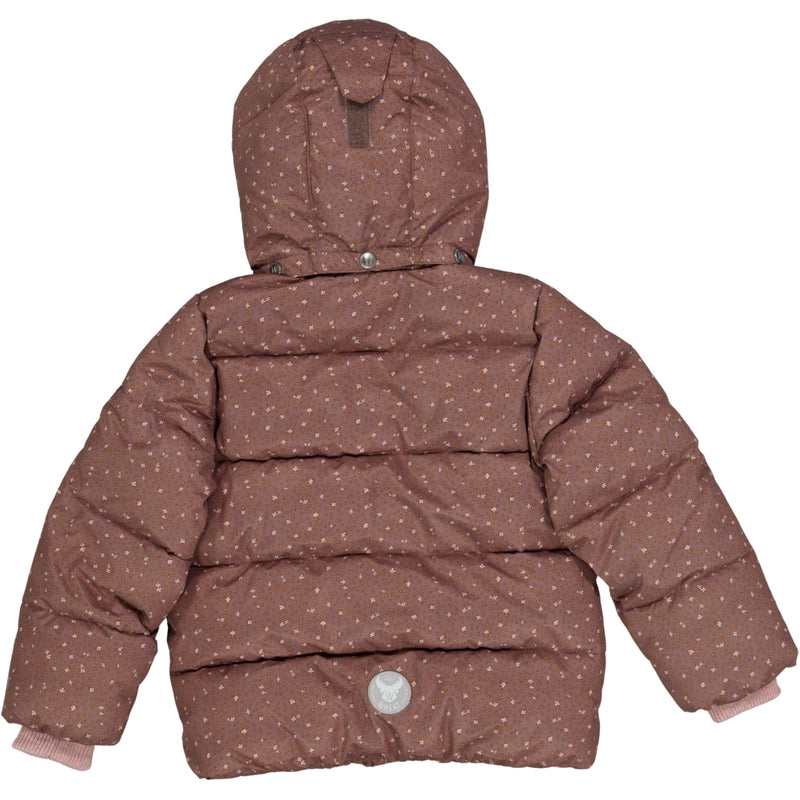 Wheat Outerwear Puffer Jakke River Jackets 2449 powder plum dots