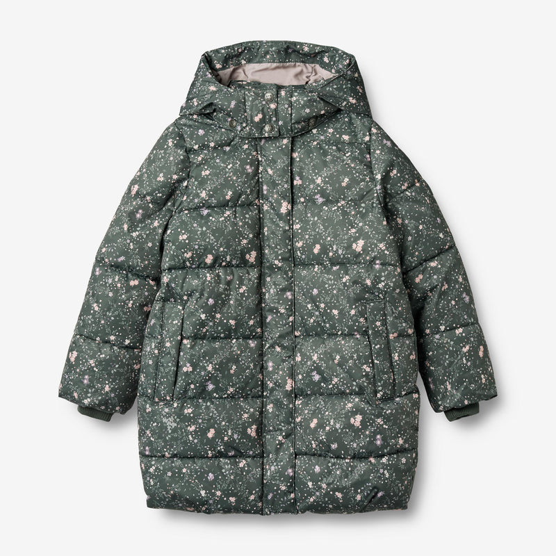 Wheat Outerwear Puffer Jakke Yrsa Jacket 9533 forest lake checked flowers