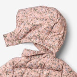 Wheat Outerwear Puffer Jakke Yrsa Jacket 9536 rose powder flowers
