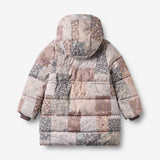 Wheat Outerwear Puffer Jakke Yrsa Jacket 9618 patchwork flowers