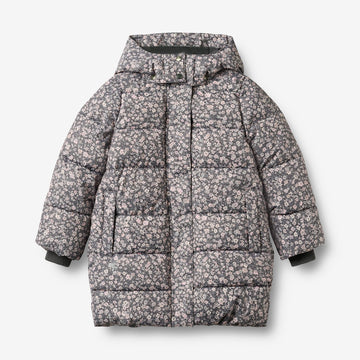 Wheat Outerwear Puffer Jakke Yrsa Jacket 9670 dark charcoal flowers