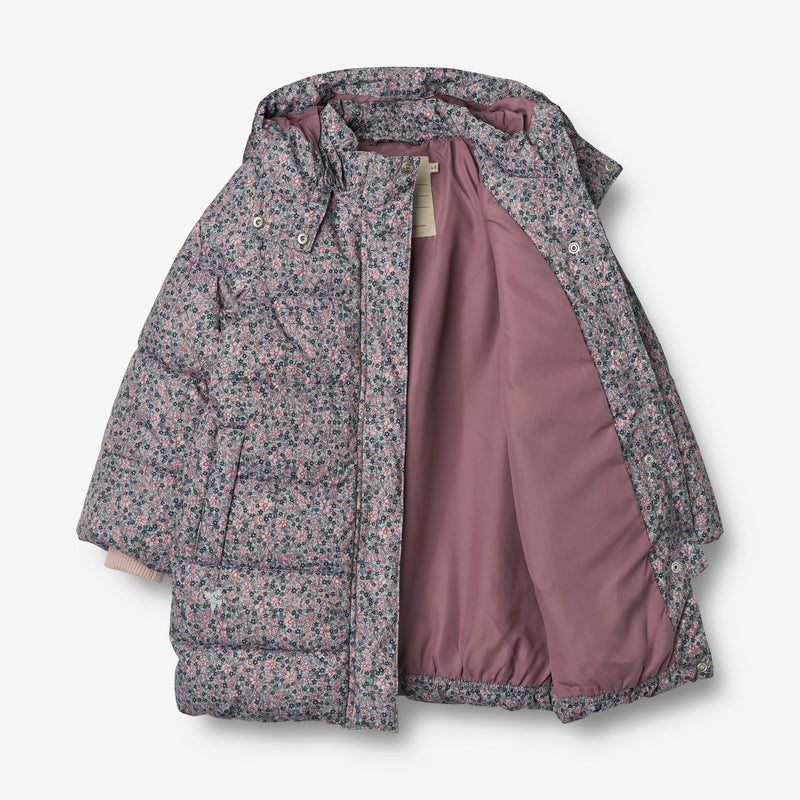 Wheat Outerwear Puffer Jakke Yrsa Jackets 0036 winter flowers