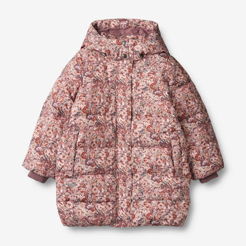 Wheat Outerwear Puffer Jakke Yrsa Jackets 9407 flowers in plenty