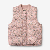 Wheat Outerwear Puffer Vest Lakas Jacket 9536 rose powder flowers