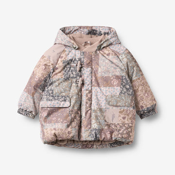 Wheat Outerwear Puffer jakke Billo Jacket 9618 patchwork flowers