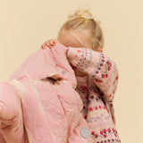 Wheat Outerwear Puffer jakke Diso Jacket 9799 peach pink