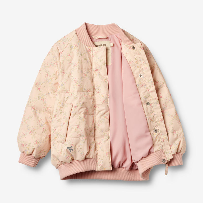 Wheat Outerwear Pufferjakke Lotte Jacket 9523 rose checked flowers