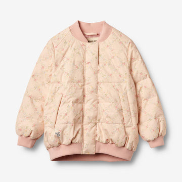 Wheat Outerwear Pufferjakke Lotte Jacket 9523 rose checked flowers