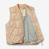 Wheat Outerwear Puffervest Andre Jacket 2359 pink sand flowers