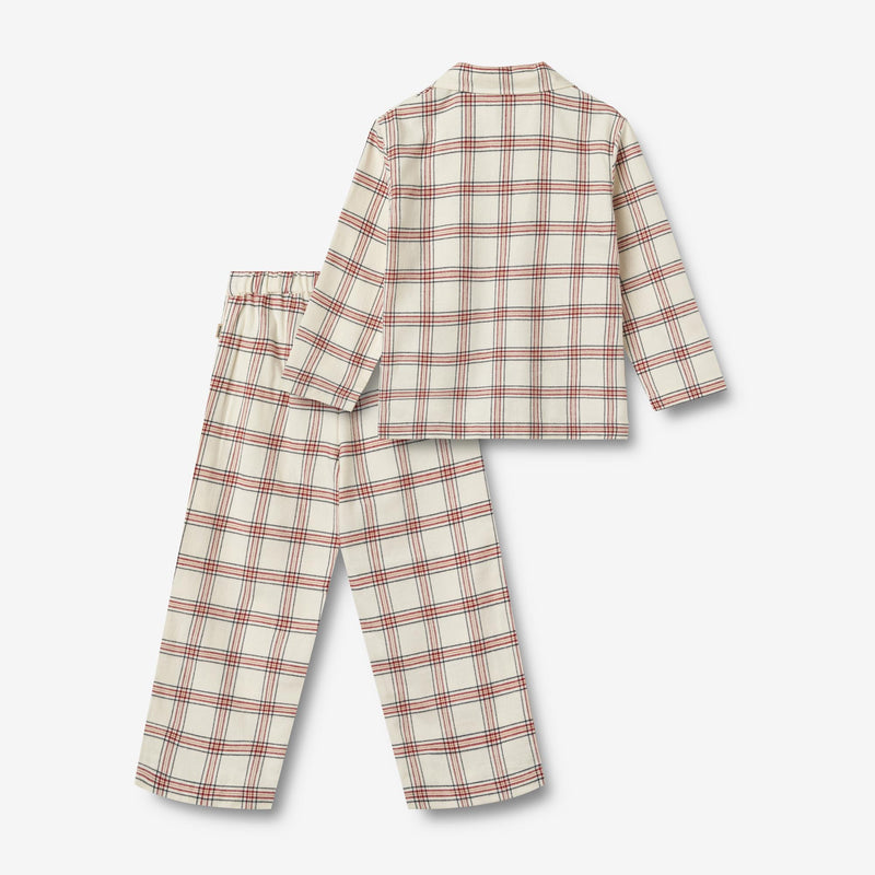 Wheat Main Pyjamas Madison Home 9068 eggshell check