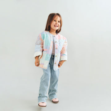 Wheat Main Quiltet Jakke Inaja Jacket 9618 patchwork flowers