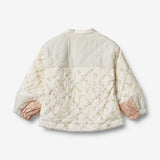 Wheat Main Quiltet Jakke Inga Jacket 9426 ivory checked flowers