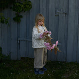 Wheat Main Quiltet Jakke Inga Jacket 9426 ivory checked flowers