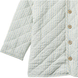 Wheat Main Quiltet Jakke Saxo Jacket 9664 summer sky stripe