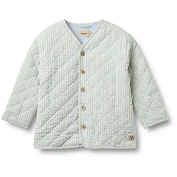 Wheat Main Quiltet Jakke Saxo Jacket 9664 summer sky stripe