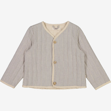 Wheat Main  Quiltet Jakke Saxo Jackets 1045 classic blue stripe