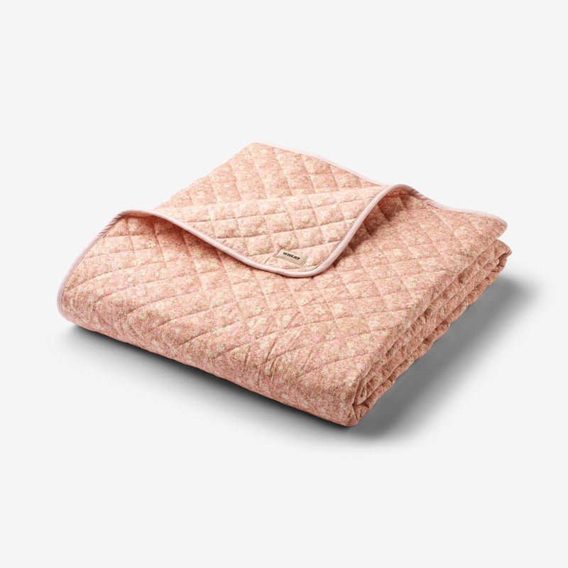 Wheat Main Quiltet Tæppe Home 1187 rose flower meadow