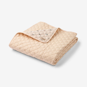 Wheat Main Quiltet Tæppe Home 1191 rose shadow flowers