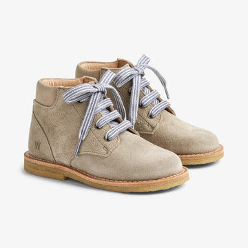 Wheat Footwear Raden Snørebånd | Baby Prewalkers 0070 gravel