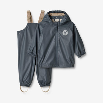 Wheat Outerwear Regnsæt Charlie m. Seler | Baby Rainwear 1060 ink