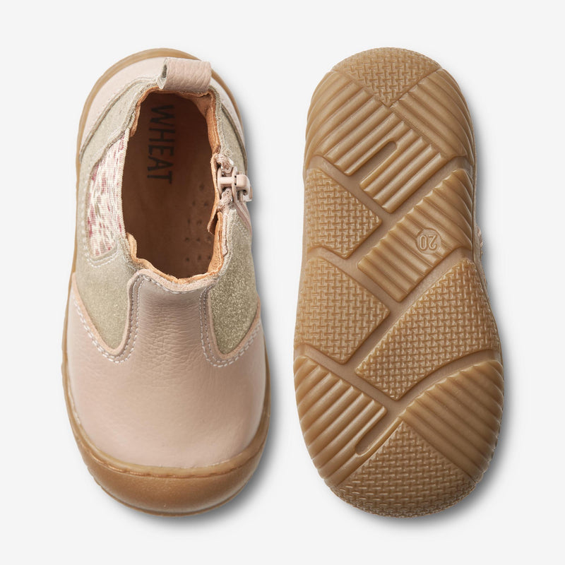 Wheat Footwear Glimmer Rana Chelsea | Baby Prewalkers 2031 rose dawn