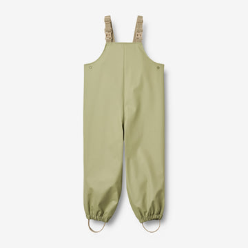 Wheat Outerwear Regnbukser Charlo m. Seler Trousers 1145 green tea