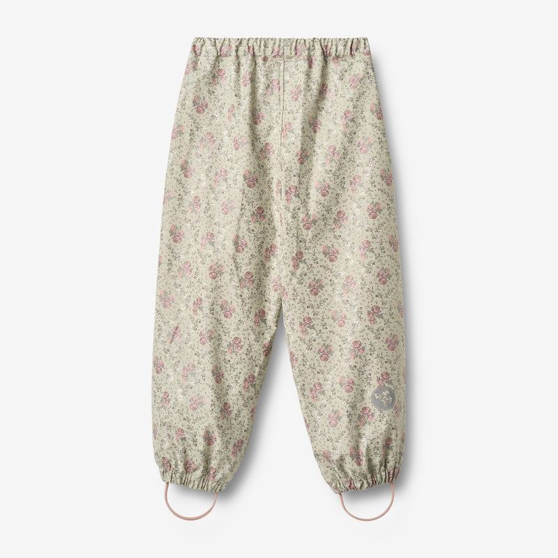 Wheat Outerwear Regnbukser Olo Trousers 9539 slightly green flowers
