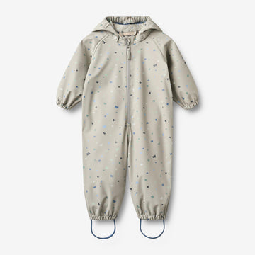 Wheat Outerwear Regndragt Mika Outdoor Suit 9602 light flint letters