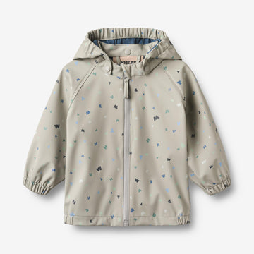 Wheat Outerwear Regnjakke Chardy Jacket 9602 light flint letters