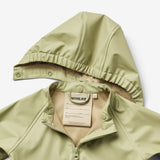 Wheat Outerwear Regnjakke Chardy Rainwear 1145 green tea