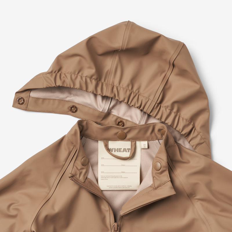 Wheat Outerwear Regnjakke Chardy Rainwear 3002 hazel