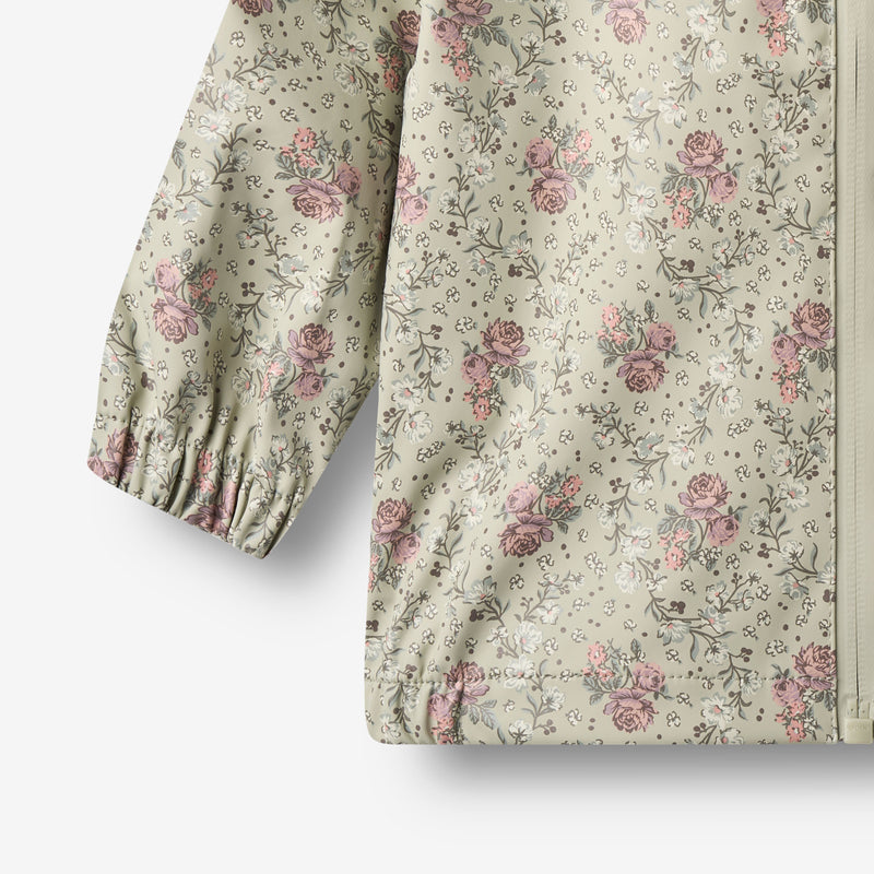 Wheat Outerwear Regnjakke Charlie Jacket 9539 slightly green flowers