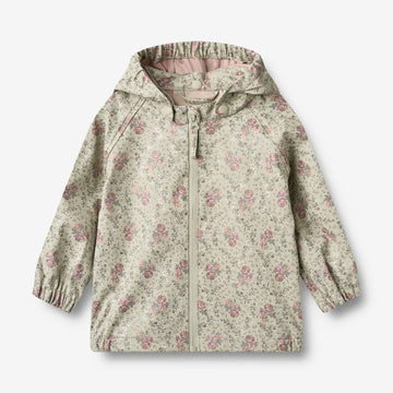 Wheat Outerwear Regnjakke Charlie Jacket 9539 slightly green flowers
