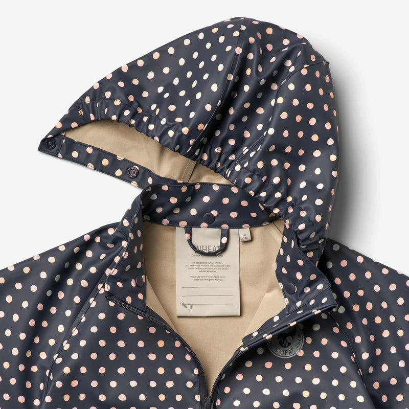 Wheat Outerwear   Regnjakke Charlie Rainwear 1071 ink dots