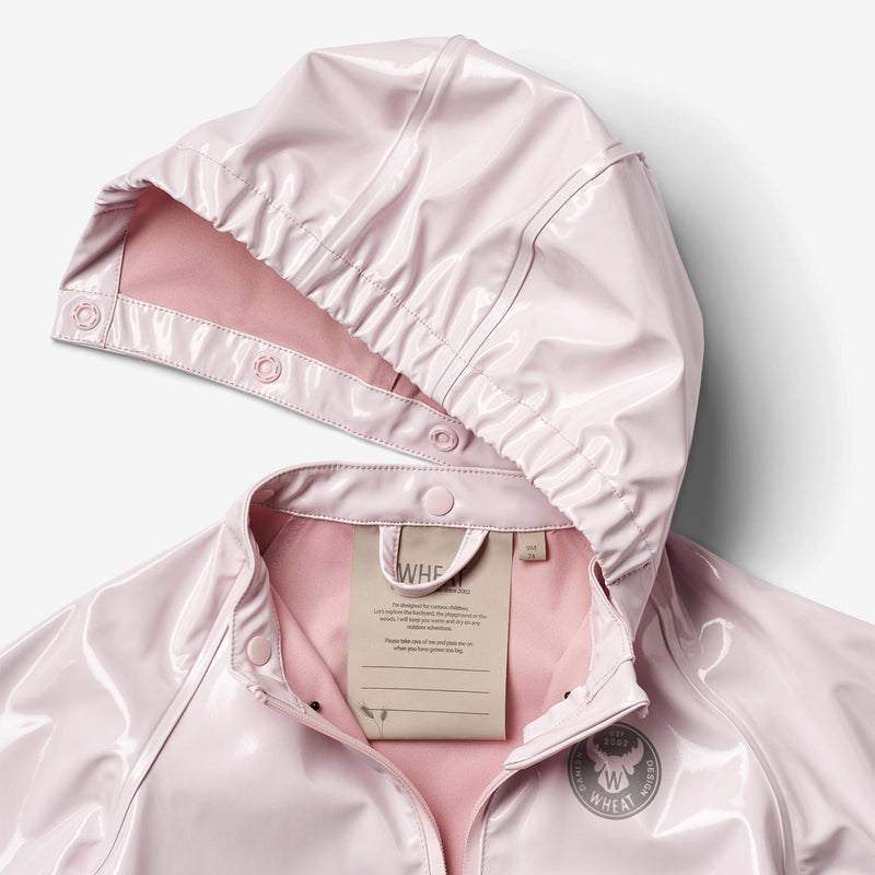 Wheat Outerwear   Regnjakke Charlie Rainwear 9505 cherry bloom glossy