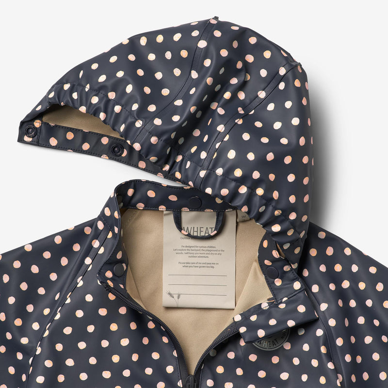 Wheat Outerwear   Regnjakke Charlie Rainwear 1071 ink dots