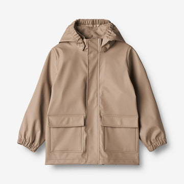 Wheat Outerwear   Regnjakke Ola Rainwear 3239 beige stone