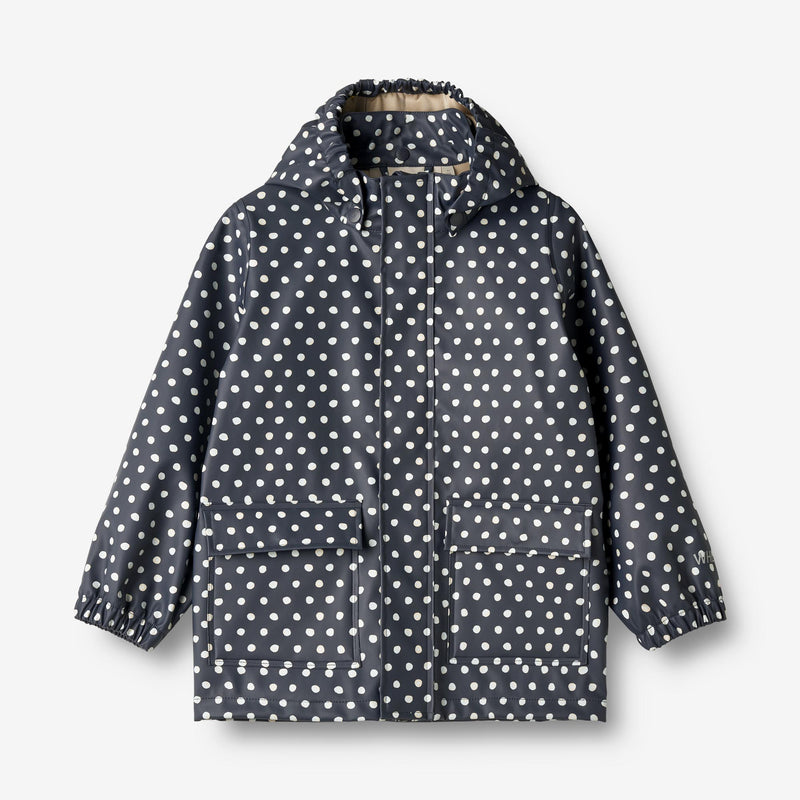 Wheat Outerwear   Regnjakke Ola Rainwear 1071 ink dots