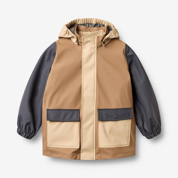Wheat Outerwear Regnjakke Otu Jacket 9614 white pepper