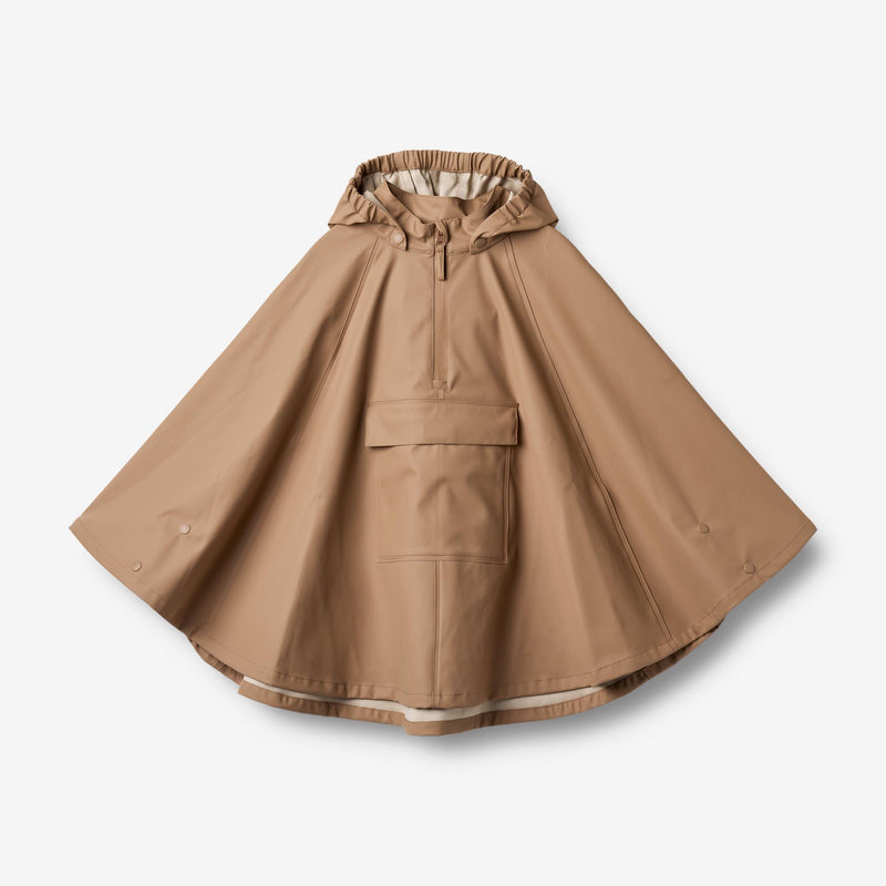 Wheat Outerwear Regnponcho Drops Jacket 3002 hazel