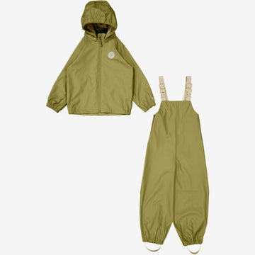 Wheat Outerwear Regnsæt Charlie m. Seler Rainwear 4121 heather green