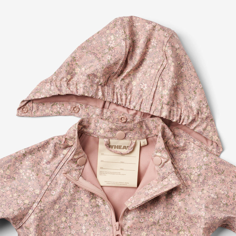 Wheat Outerwear Regnsæt Charlie m. Seler Rainwear 2598 powder flower meadow