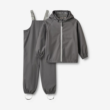 Wheat Outerwear Regnsæt Charlie m. Seler Set 9619 dark charcoal