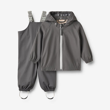 Wheat Outerwear Regnsæt Charlie m. Seler Set 9619 dark charcoal