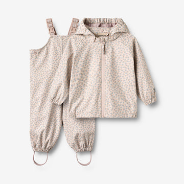 Wheat Outerwear Regnsæt Charlie m. Seler Set 9735 lilac blue flowers