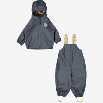 Wheat Outerwear Regnsæt Charlie m. Seler | Baby Rainwear 1060 ink